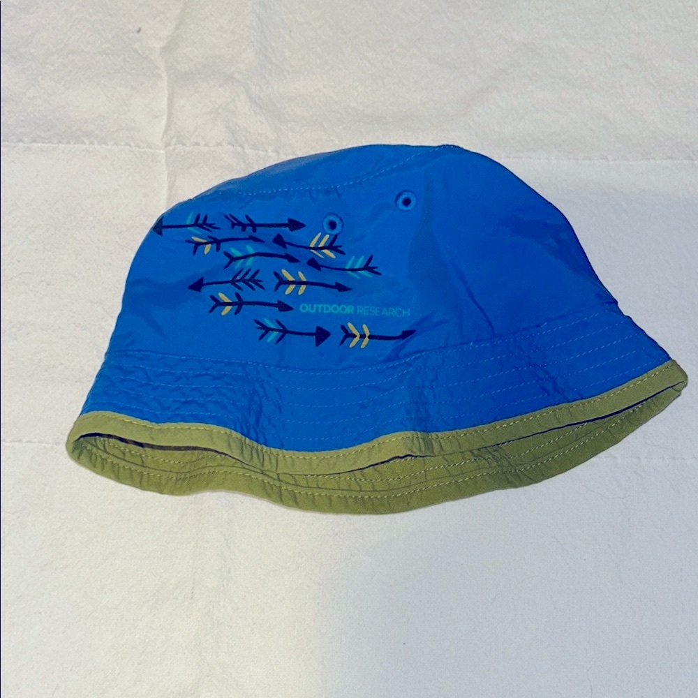 Outdoor Research Blue and Olive Bucket Hat